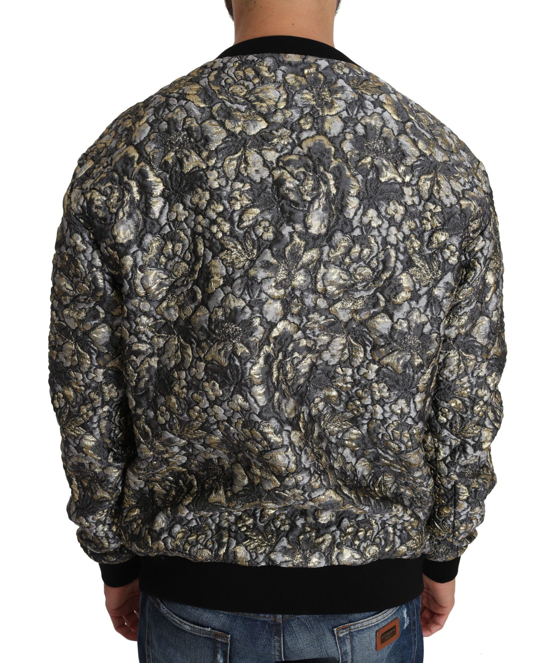 Samba Jacquard Palm Crewneck Sweater