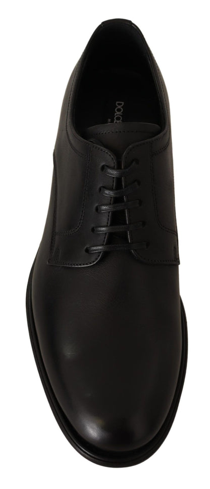 Elegant Black Derby Formal Shoes