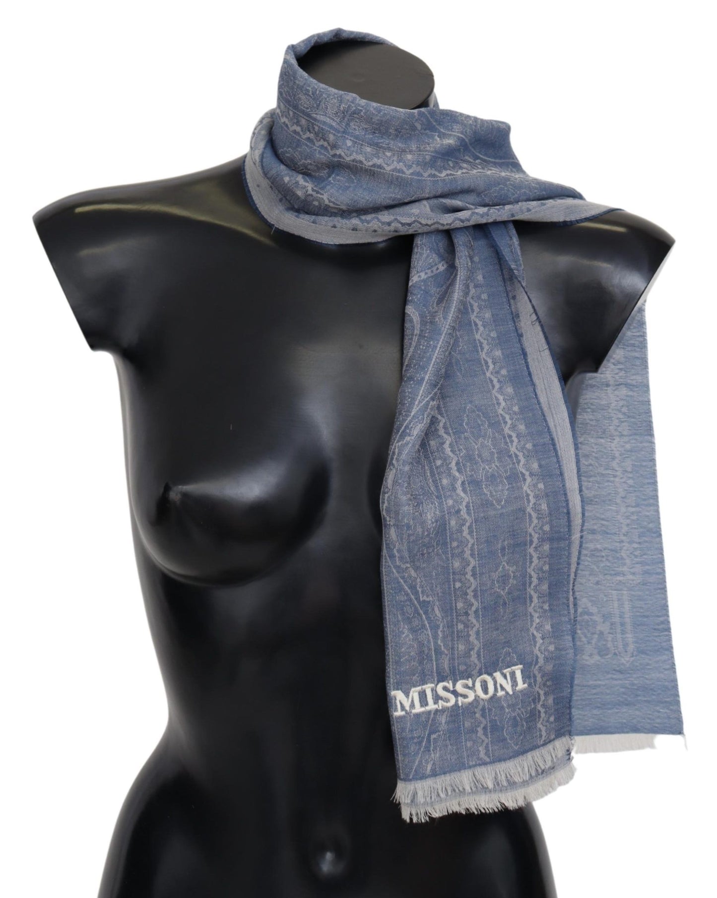 Elegant Cashmere Patterned Scarf