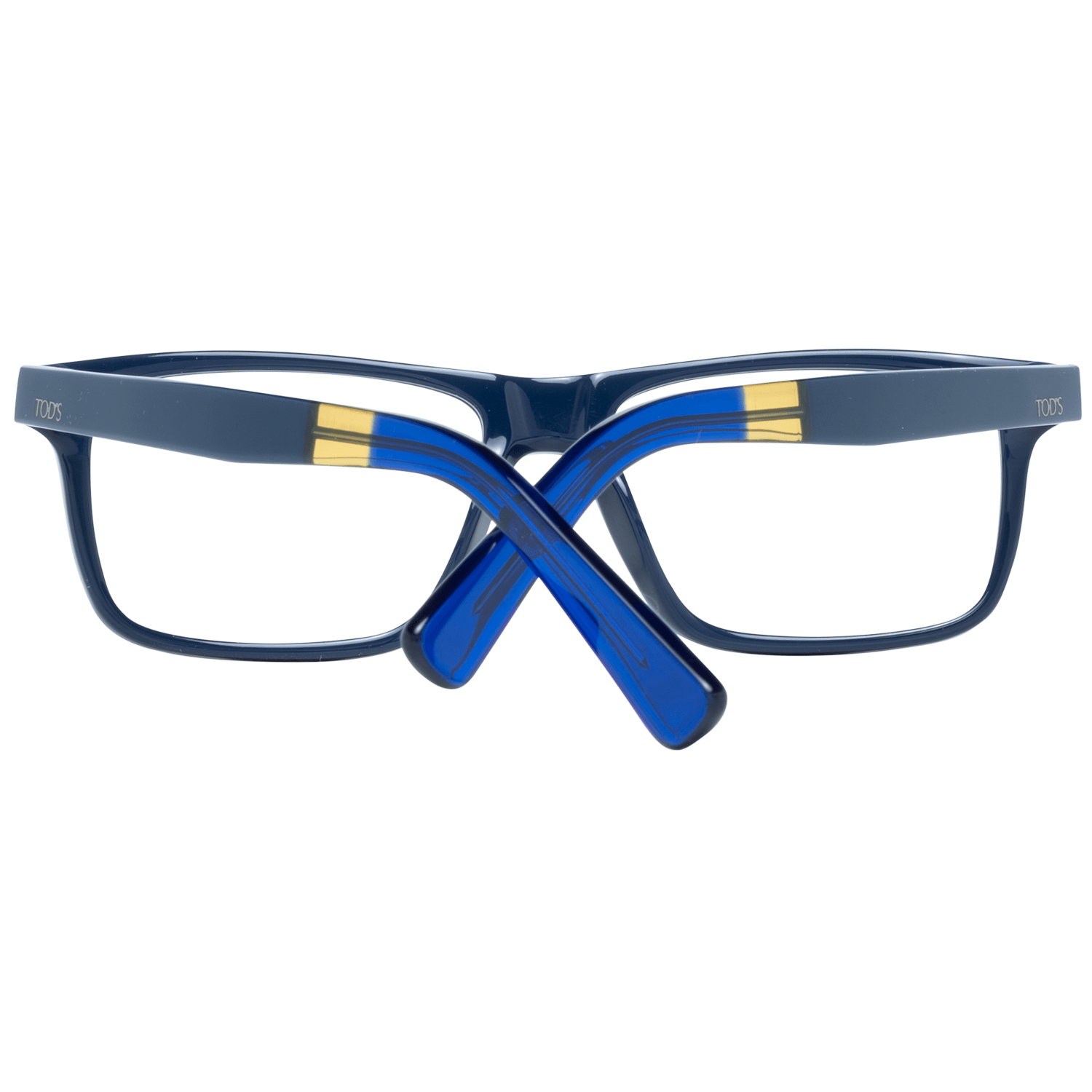 Chic Blue Rectangular Men's Eyewear