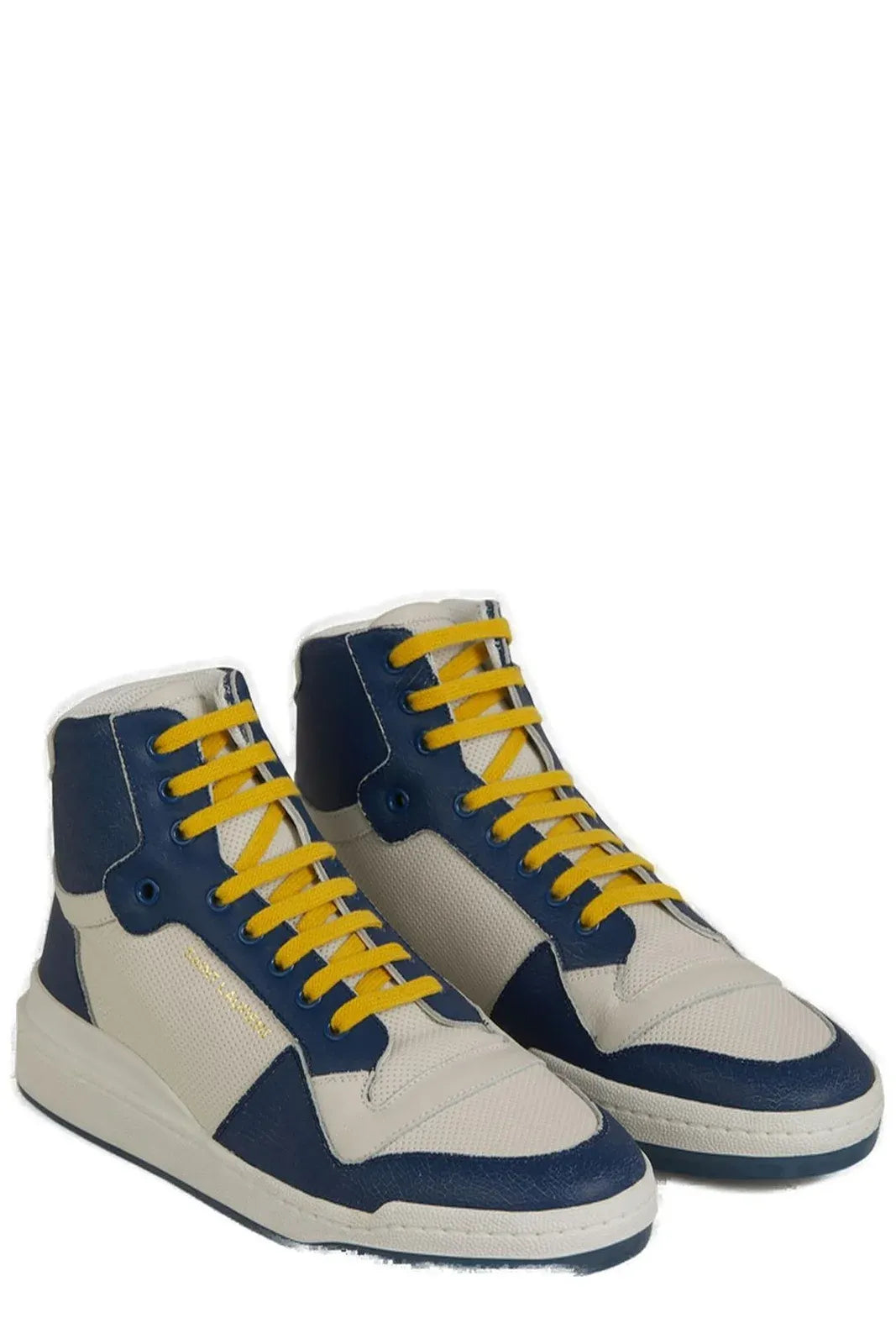 Elevate Your Style with Mid-Top Blue Luxury Sneakers