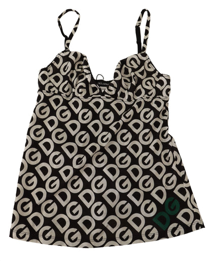 Chic Logo Print Camisole Tank Top