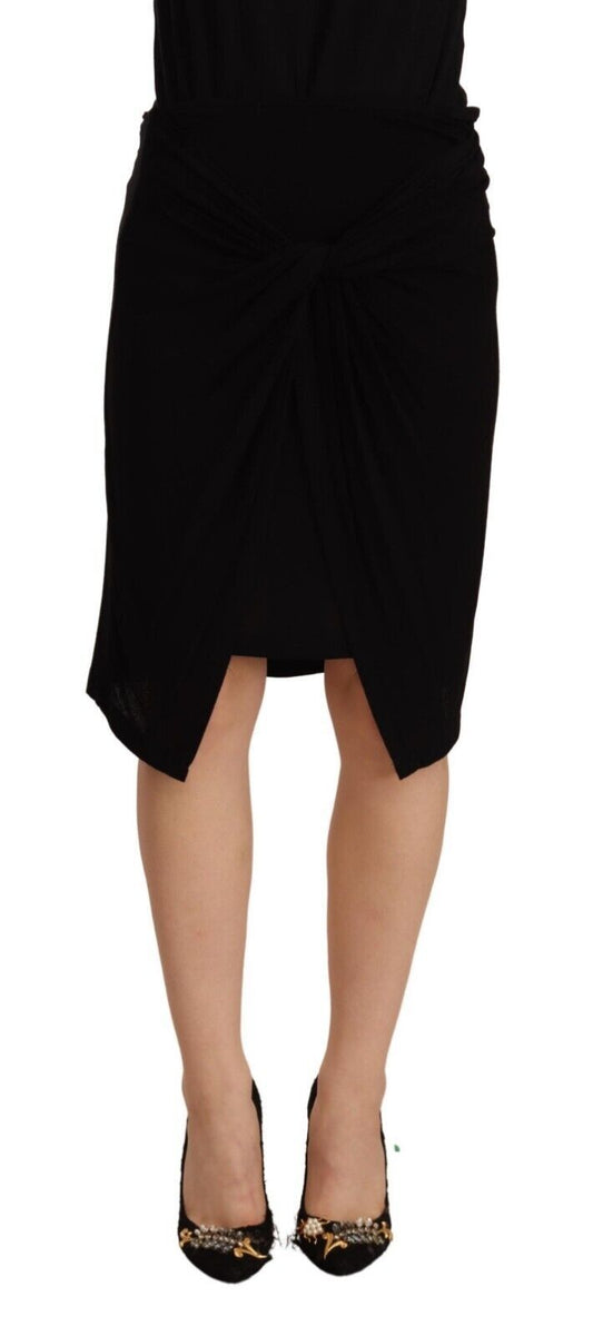 Elegant High Waist Pencil Cut Skirt