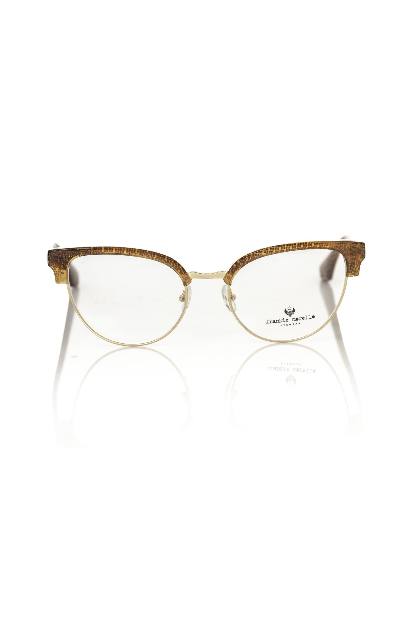 Brown Metallic Fiber Women Frame