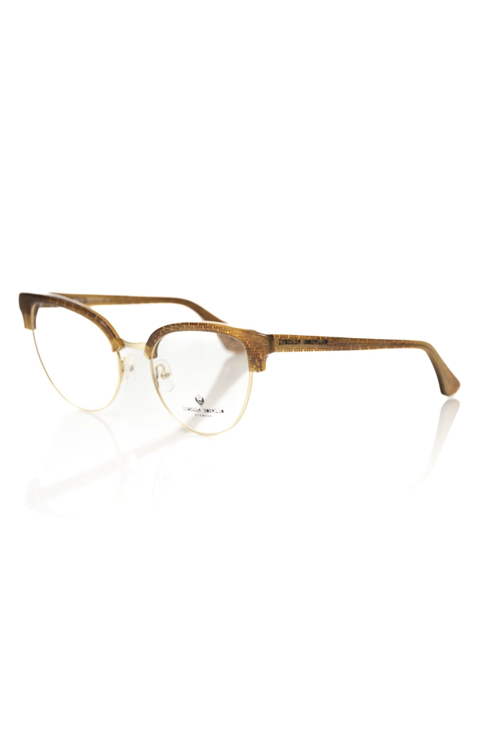 Brown Metallic Fiber Women Frame