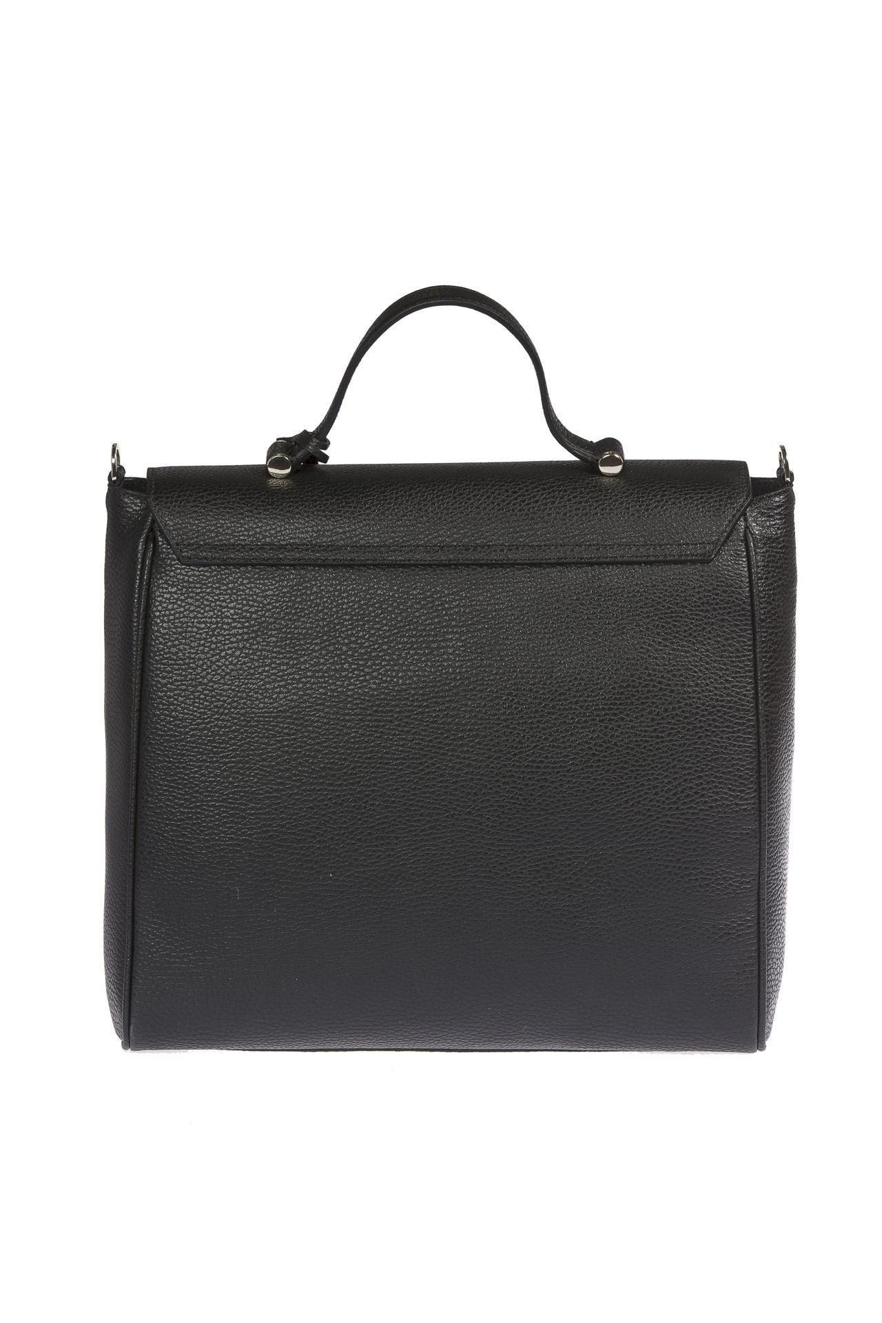 Black Leather Women Handbag