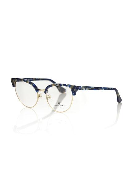 Blue Metallic Fiber Women Frame