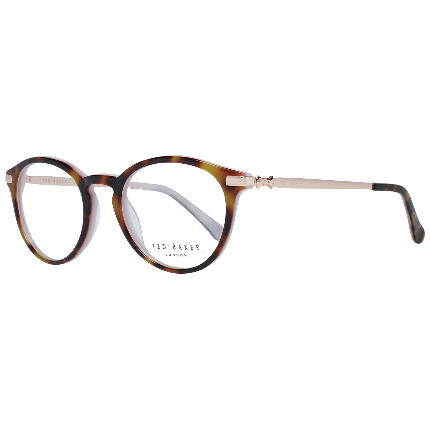 Chic Brown Round Full-Rim Fashion Frames