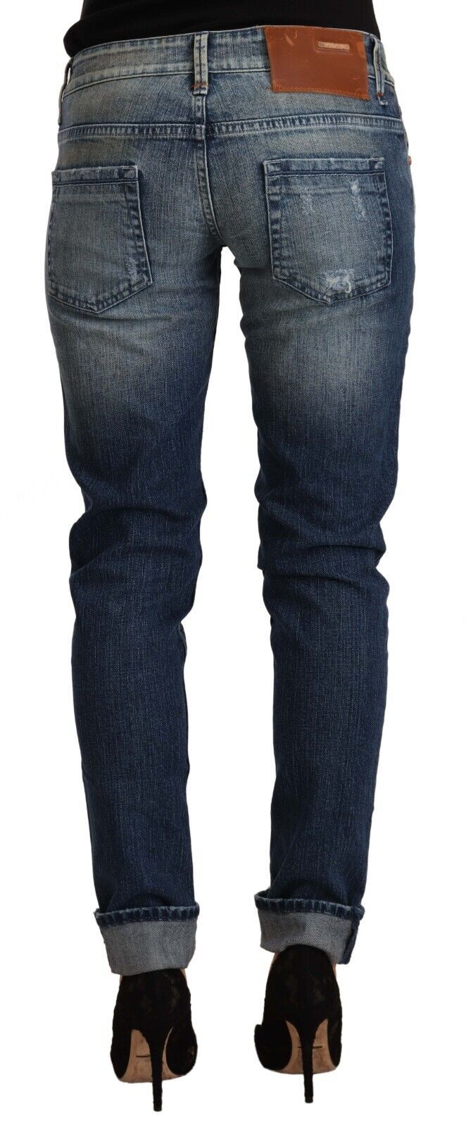 Chic Blue Washed Skinny Denim Serenade