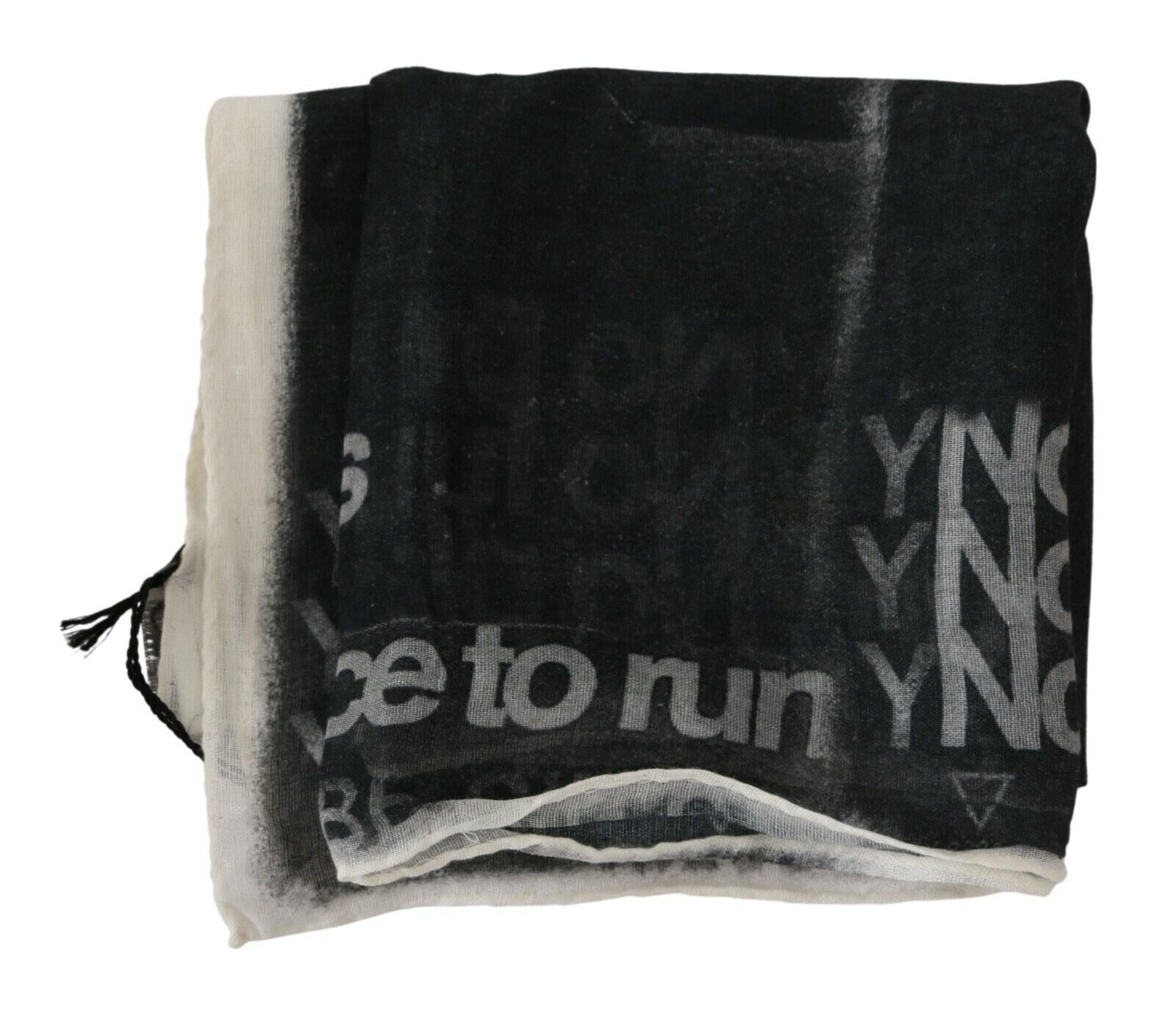 Monochrome Wool-Blend Scarf Bandana