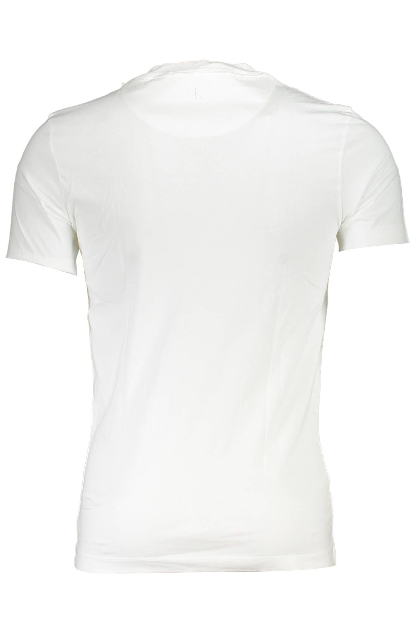 White Cotton Men T-Shirt