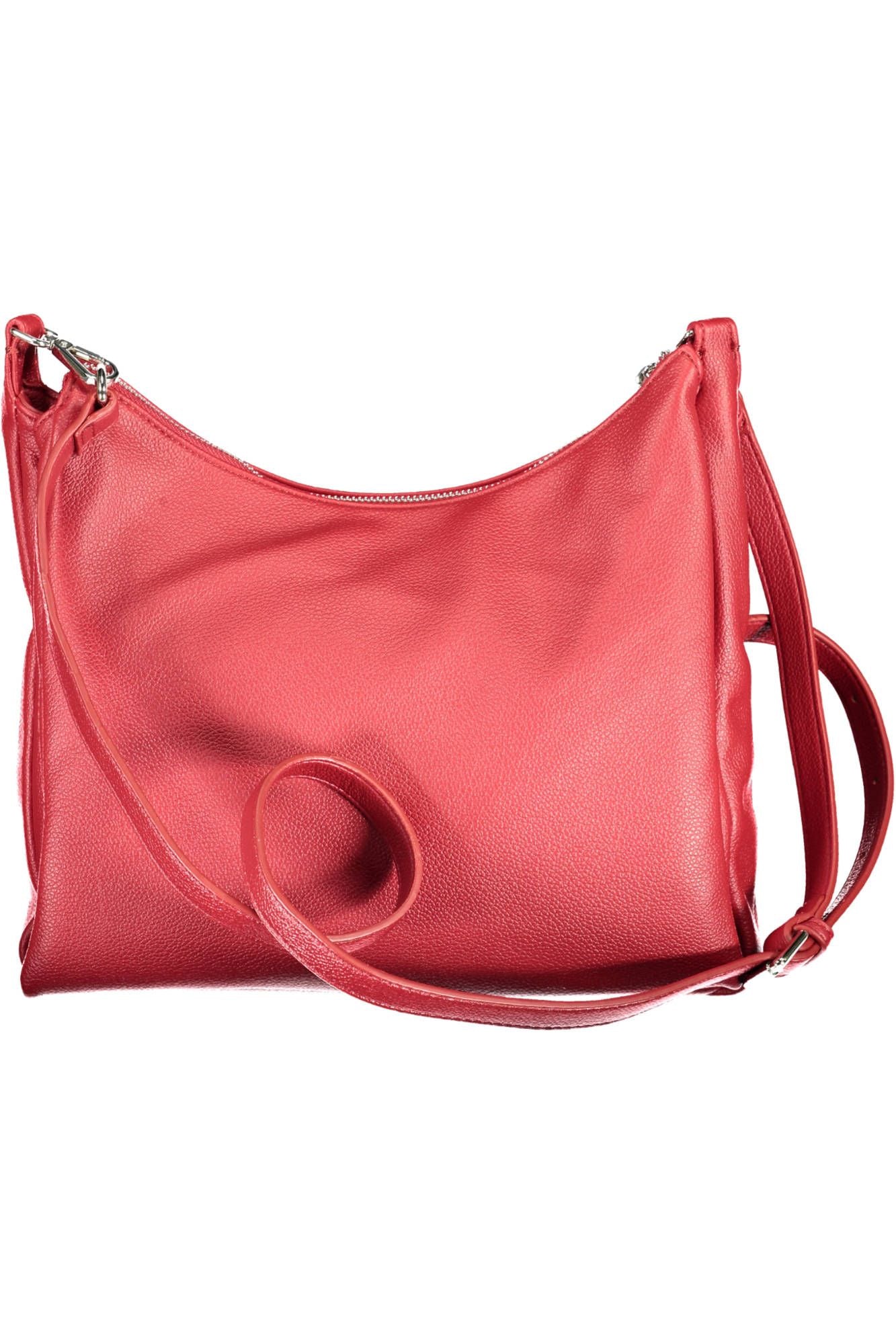 Red Polyethylene Women Handbag