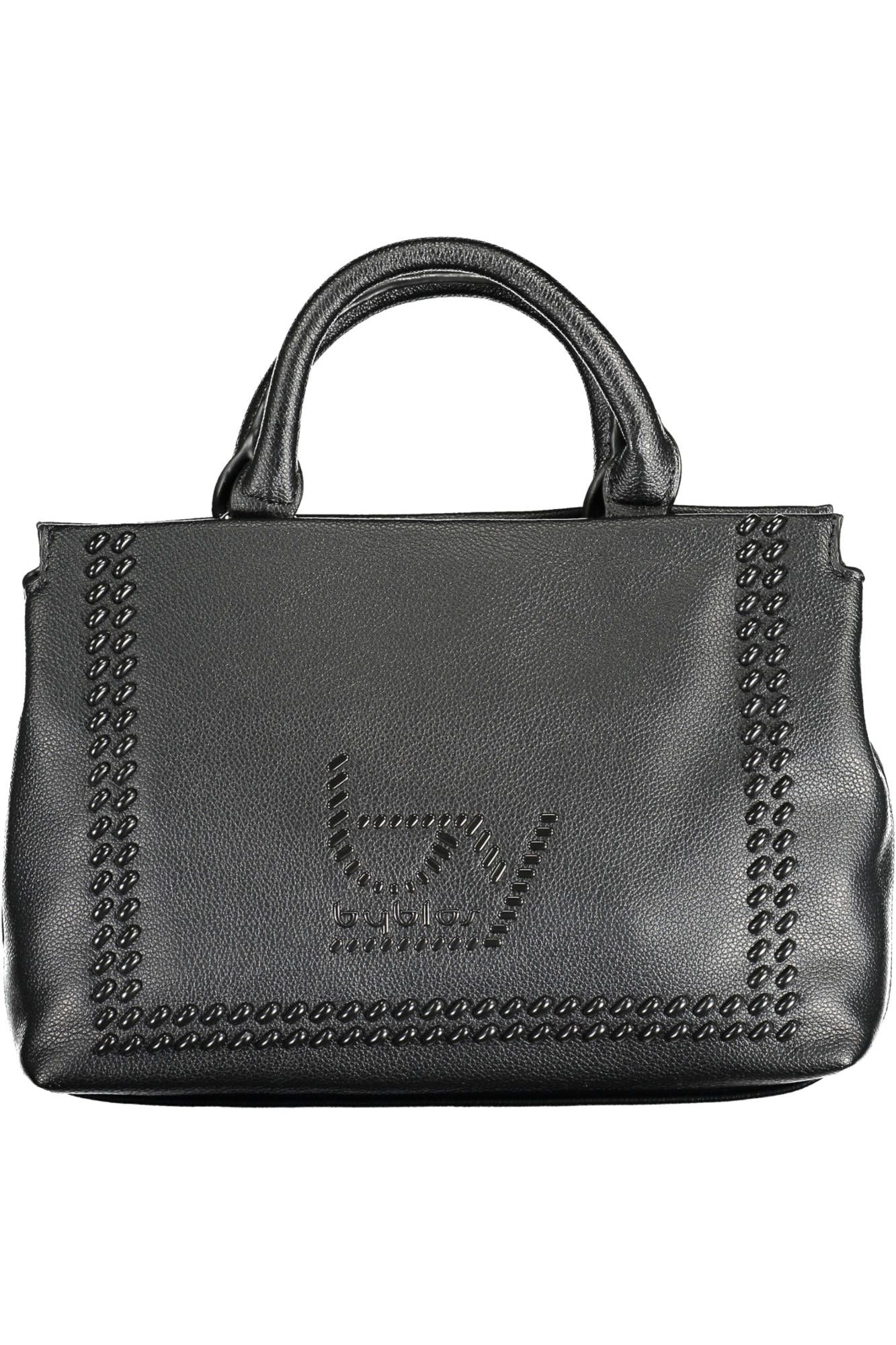 Black Polyethylene Women Handbag