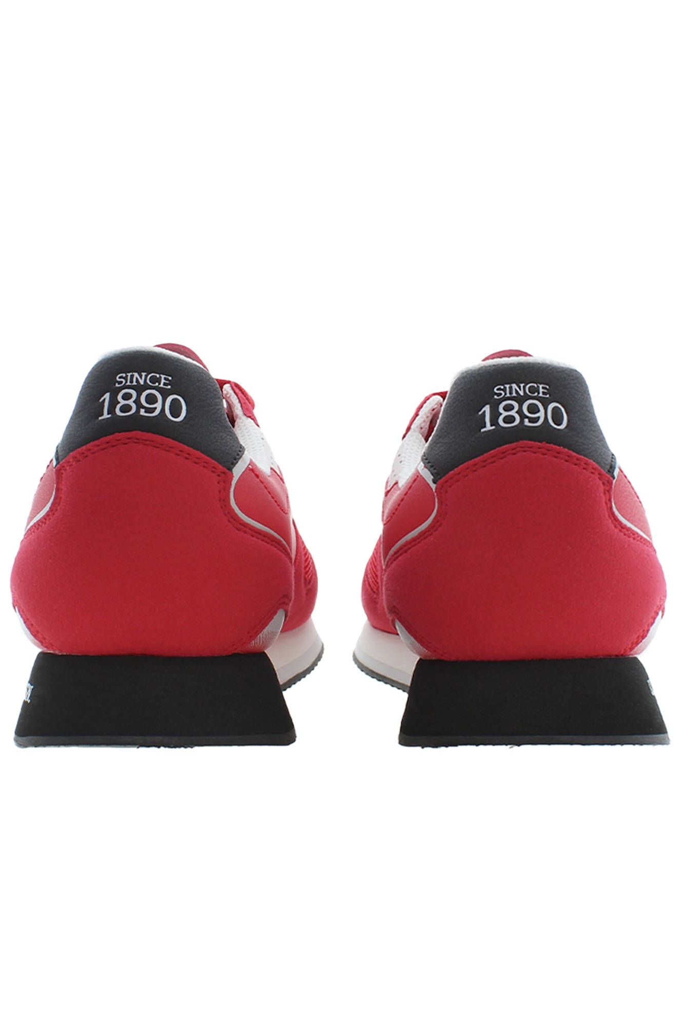 Red Polyester Men Sneaker