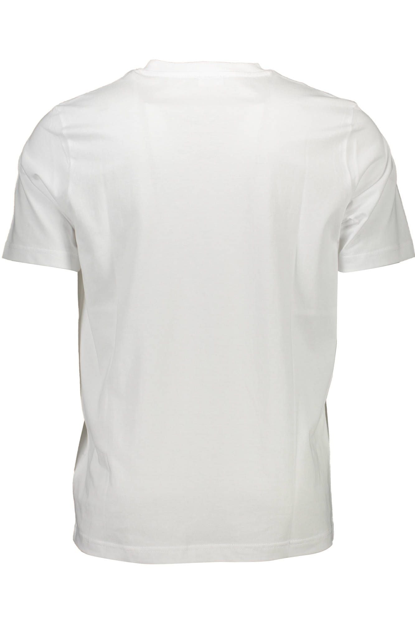 White Cotton Men T-Shirt