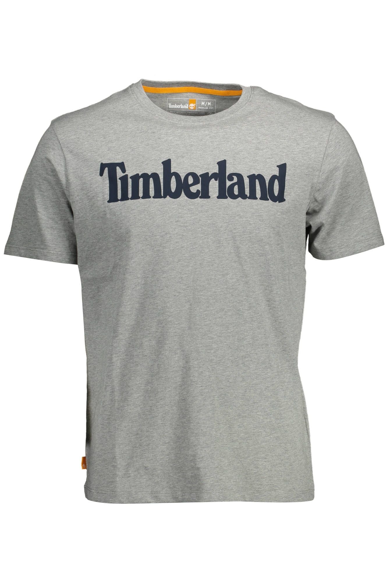 Gray Cotton Men T-Shirt