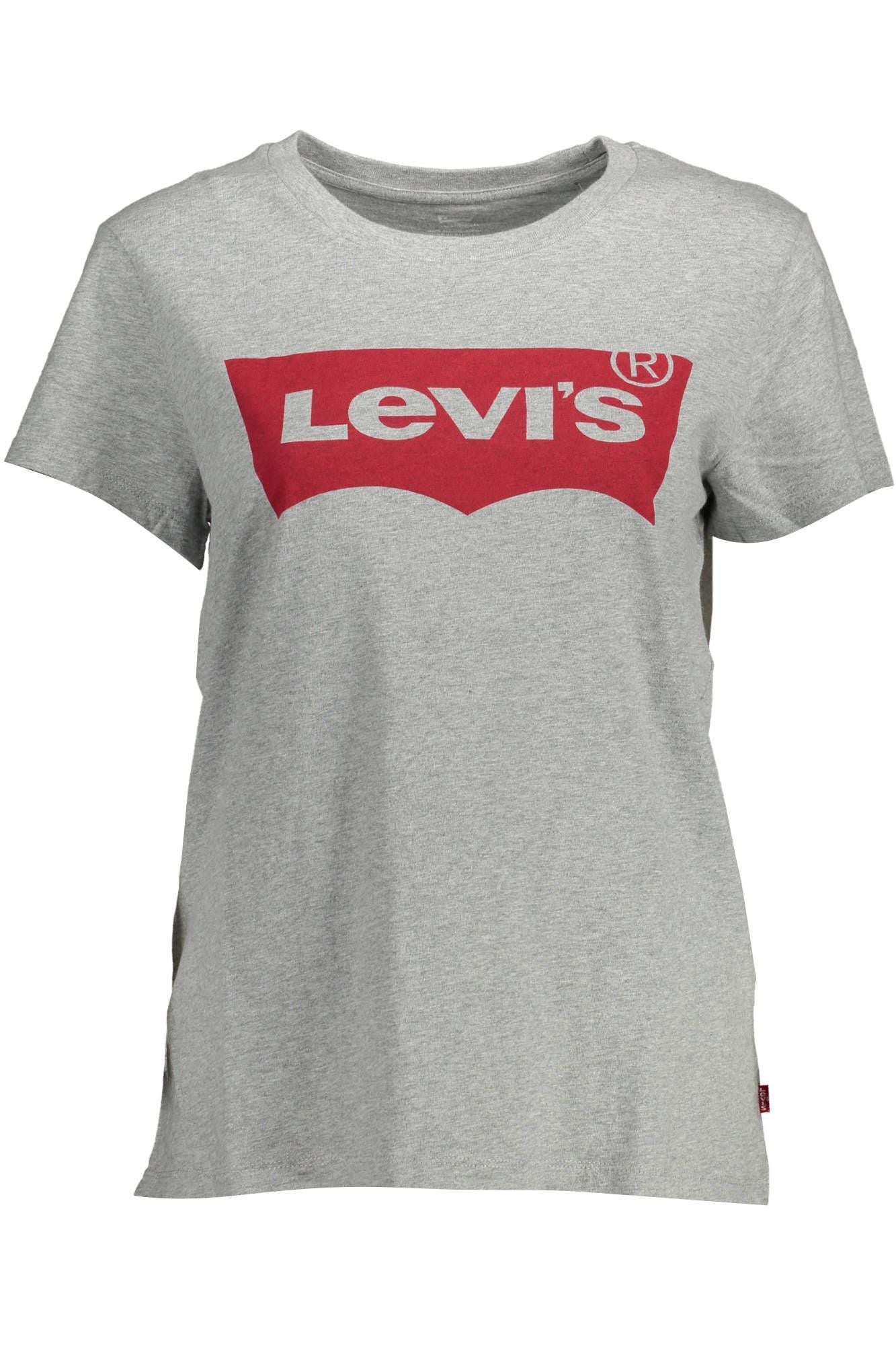 Gray Cotton Women T-Shirt