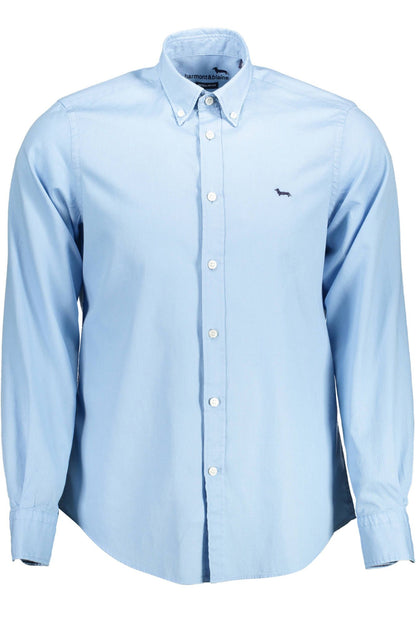 Light Blue Cotton Men Shirt