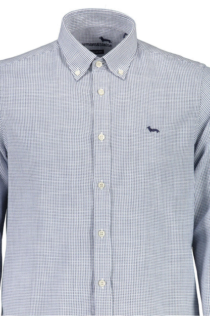 Light Blue Cotton Men Shirt