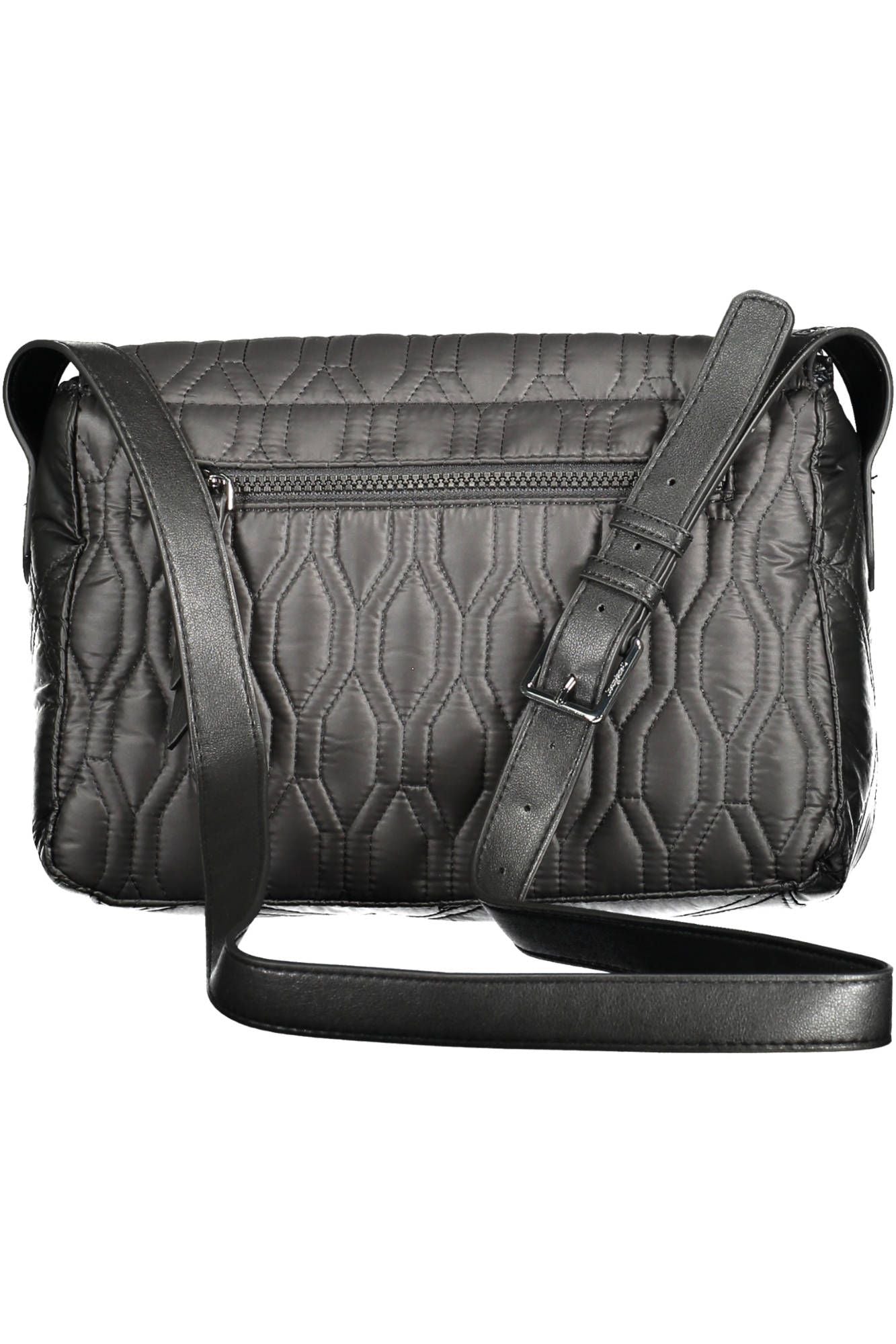 Black Polyethylene Women Handbag