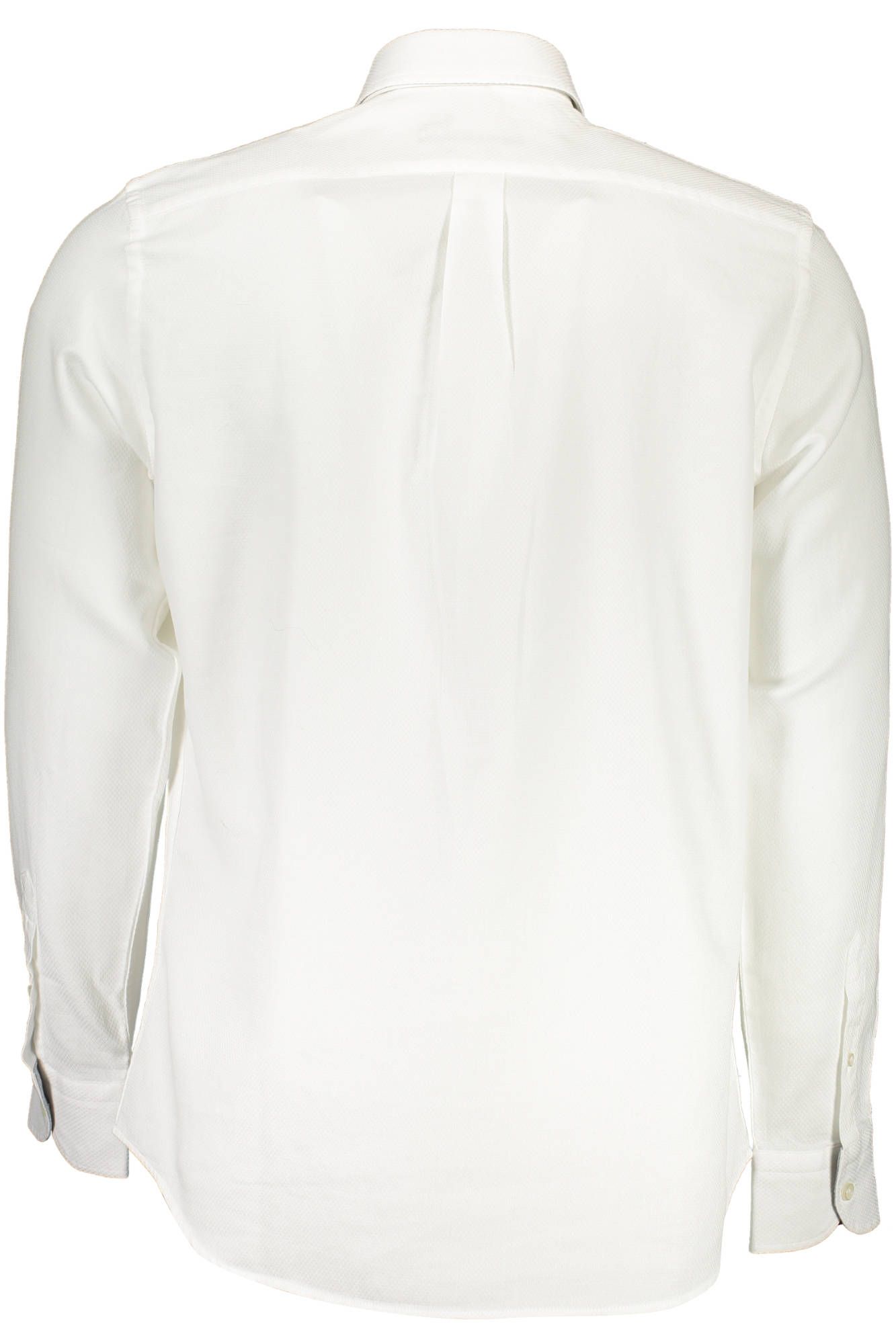 White Cotton Men Shirt