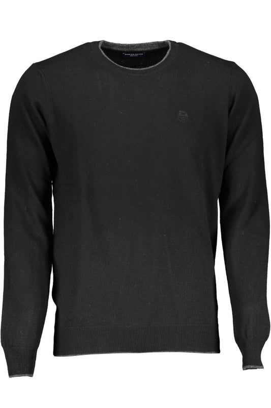 Black Polyamide Men Sweater