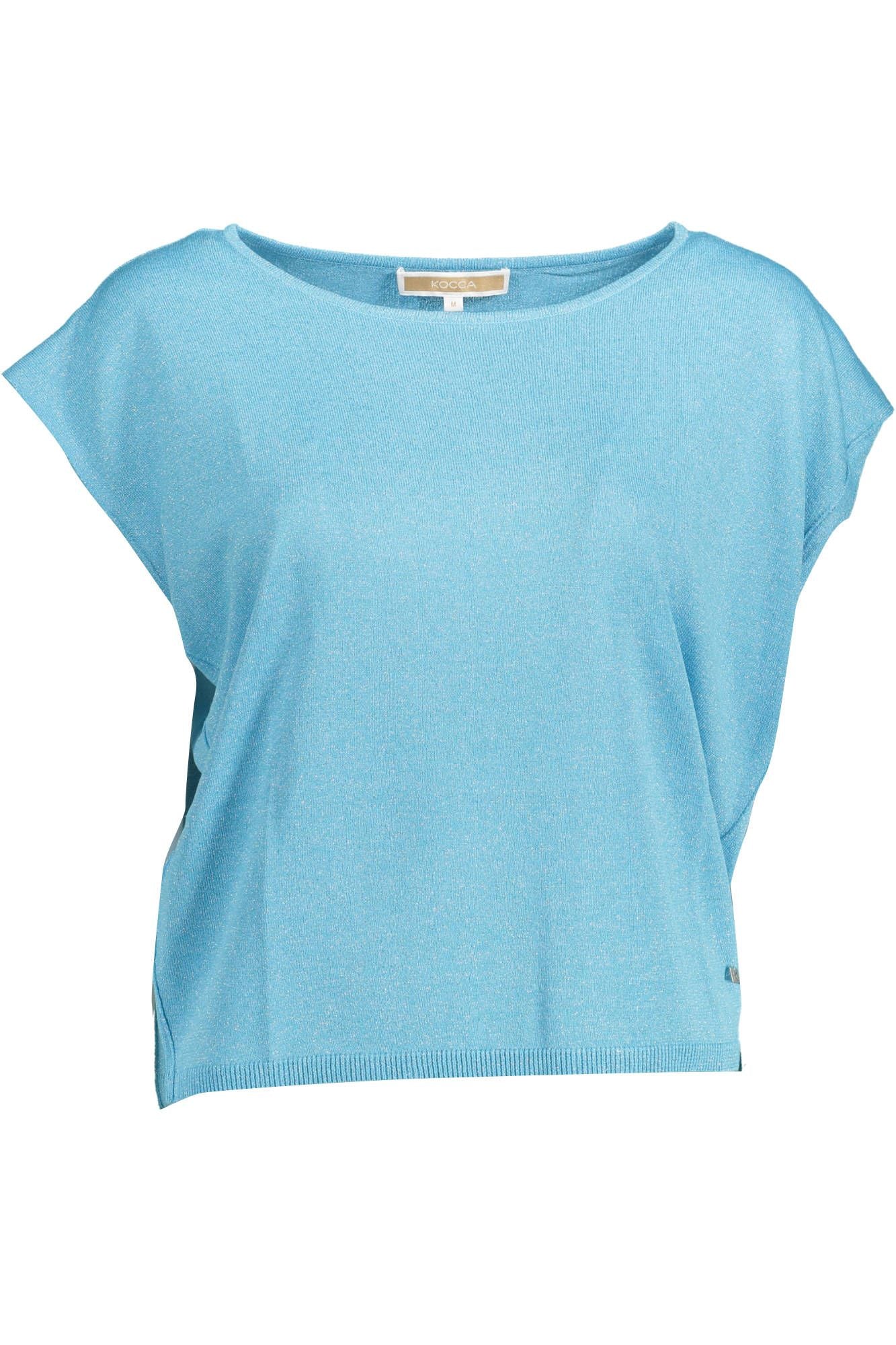 Light Blue Viscose Women Top