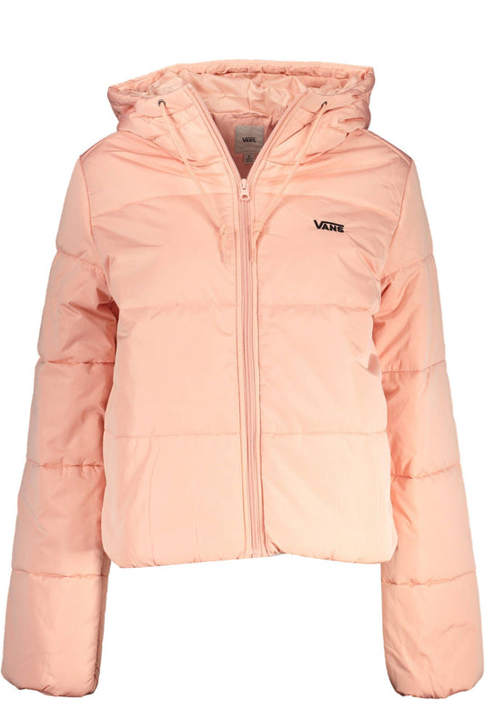 Pink Polyester Women Jacket