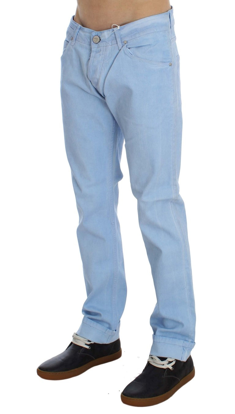 Elegant Low Waist Regular Fit Men's Jeans