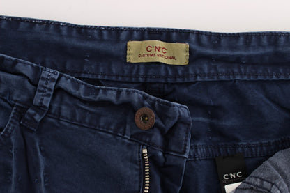 Chic Regular Fit Blue Denim Jeans