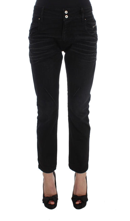 Elegant Black Slouchy Fit Jeans for Trendsetters