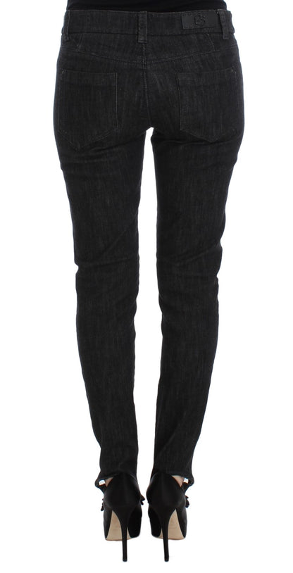 Elegant Slim Fit Blue Jeans