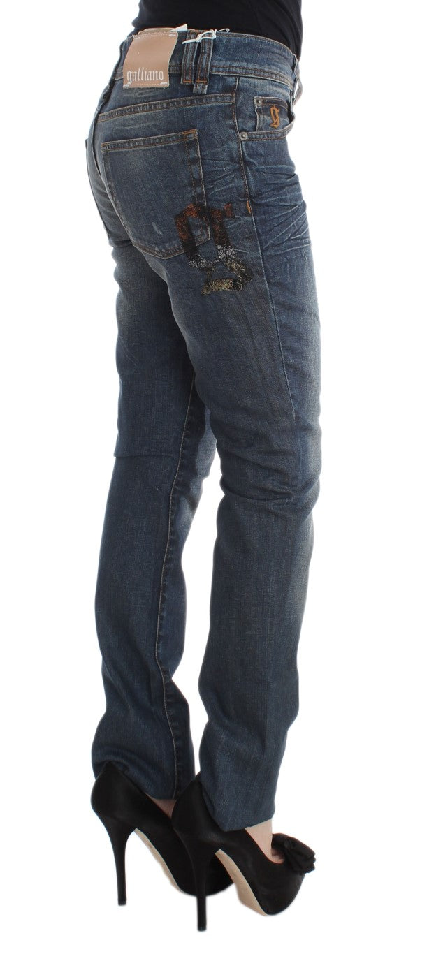 Chic Slim Fit Blue Jeans