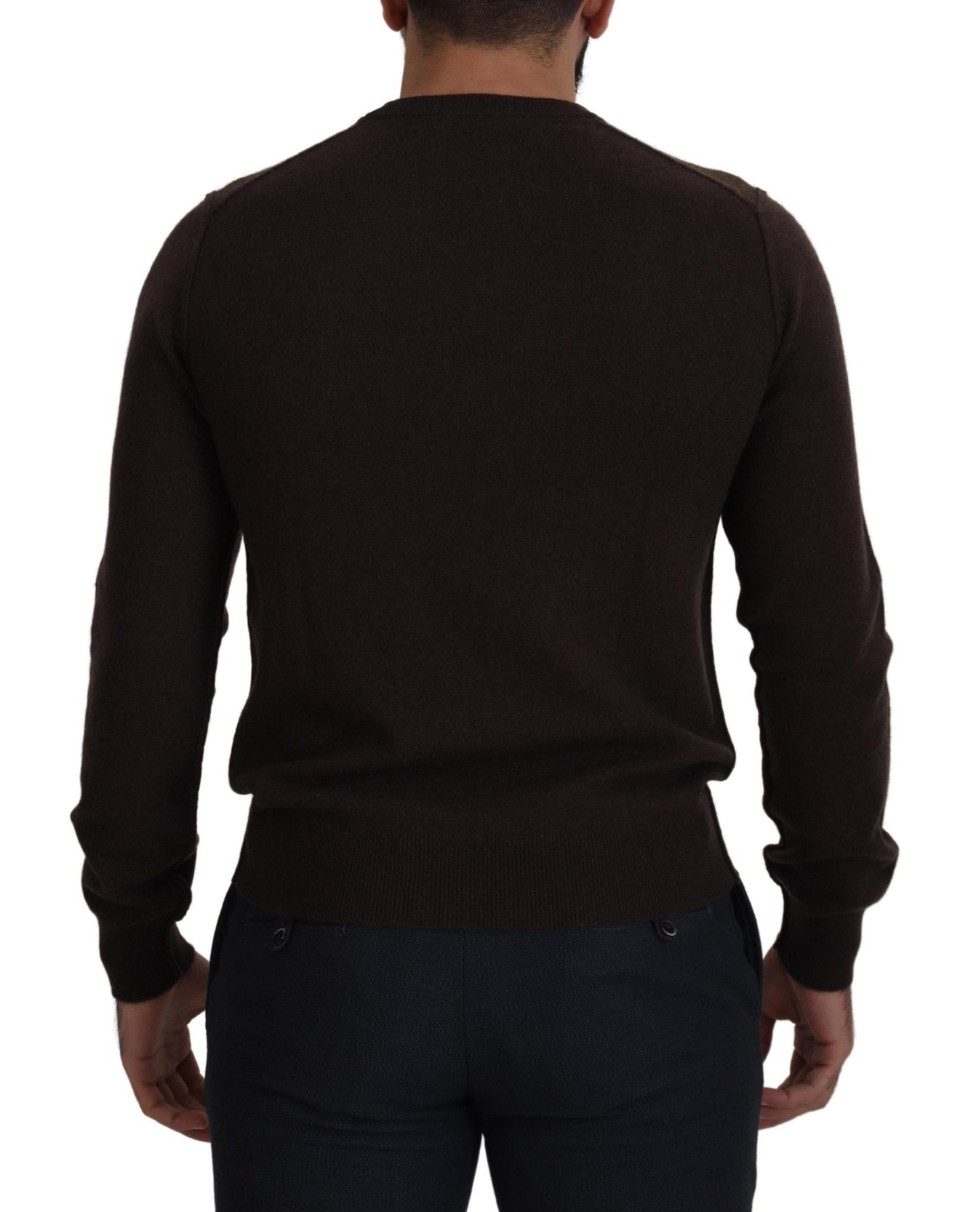 Elegant Cashmere Crew Neck Sweater