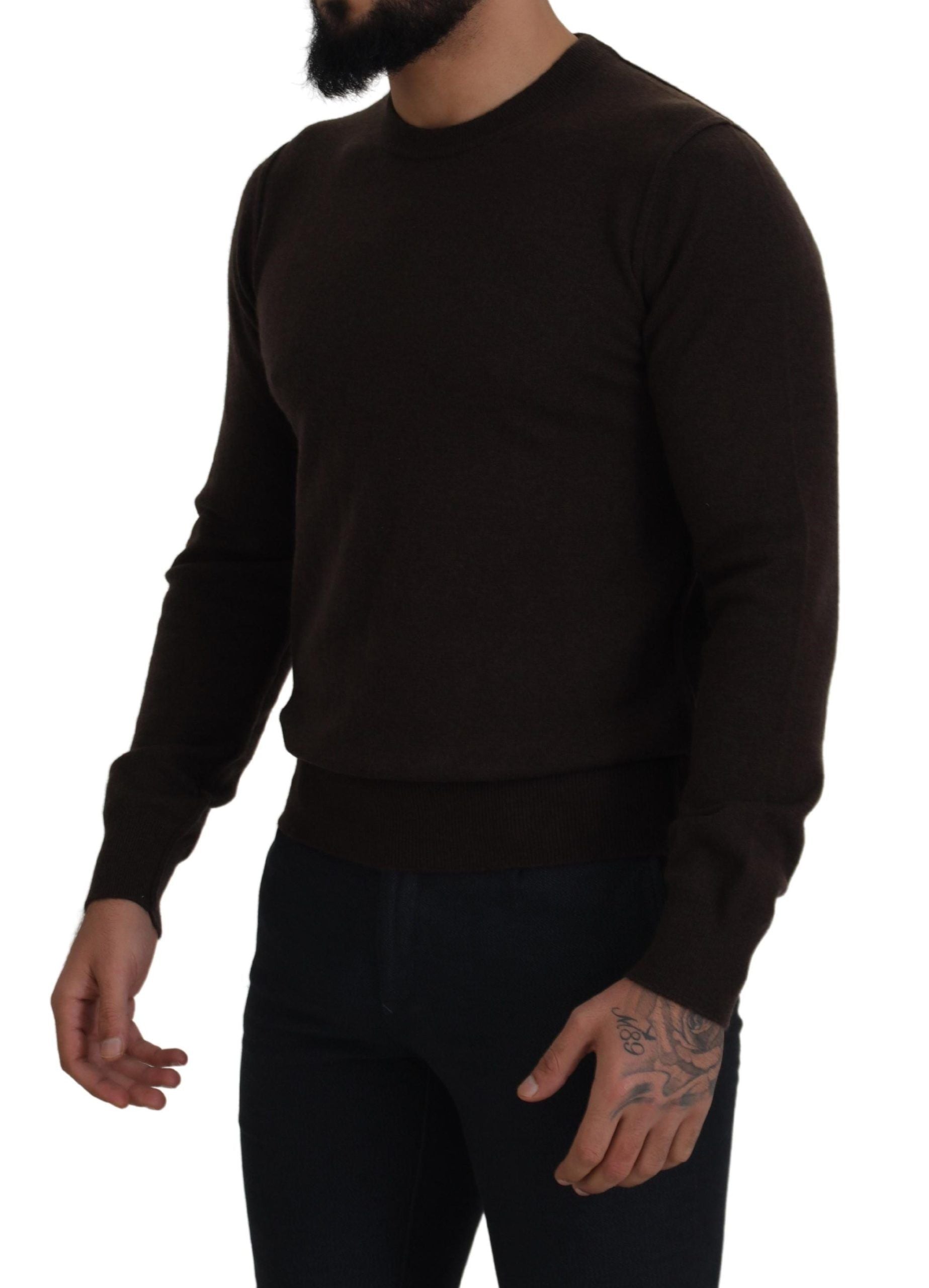 Elegant Cashmere Crew Neck Sweater