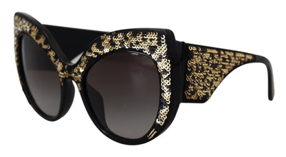 Butterfly Polarized Sequin Sunglasses