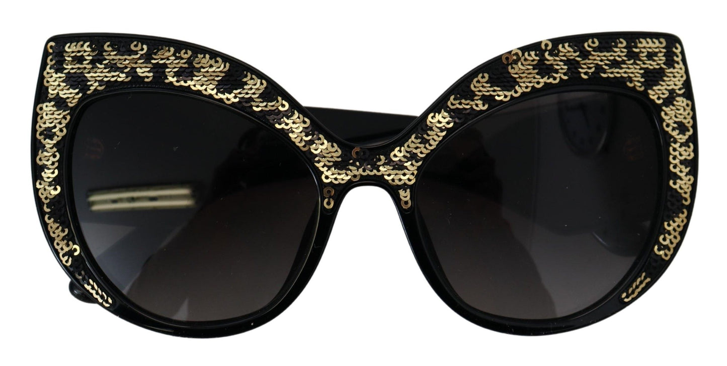 Butterfly Polarized Sequin Sunglasses