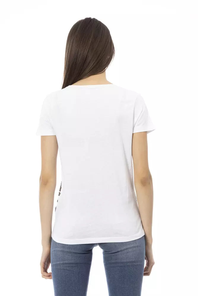 White Cotton Women Top