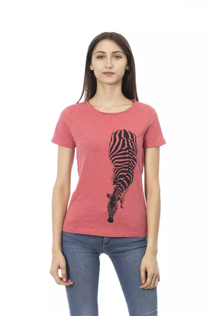 Multicolor Cotton Women T-Shirt