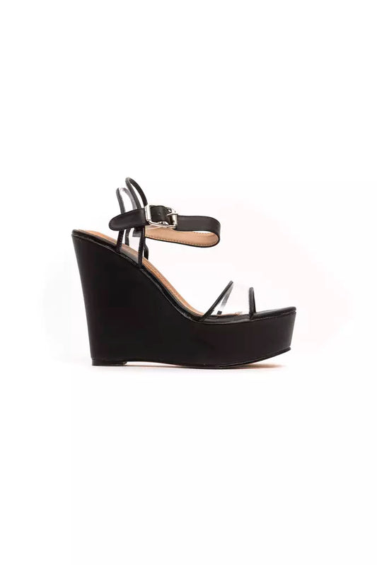 Black Polyethylene Women Sandal