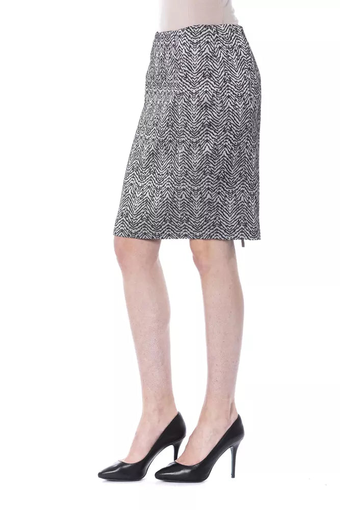 Black Wool Women Skirt