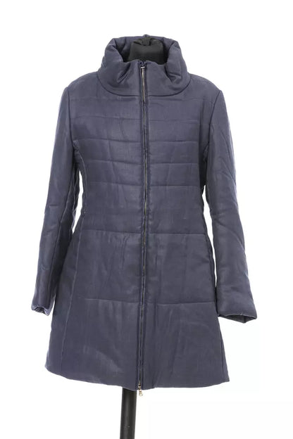 Blue Cotton Womens Jacket