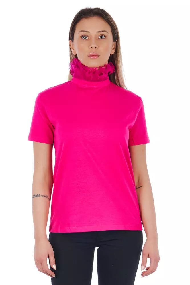 Multicolor Cotton Women T-Shirt