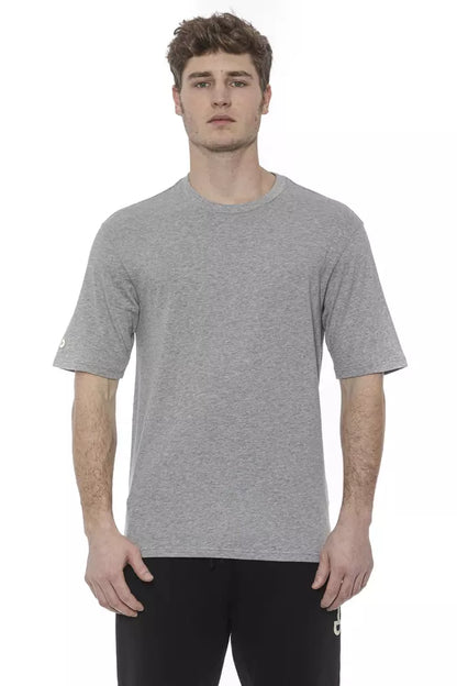 Gray Cotton Men TShirt