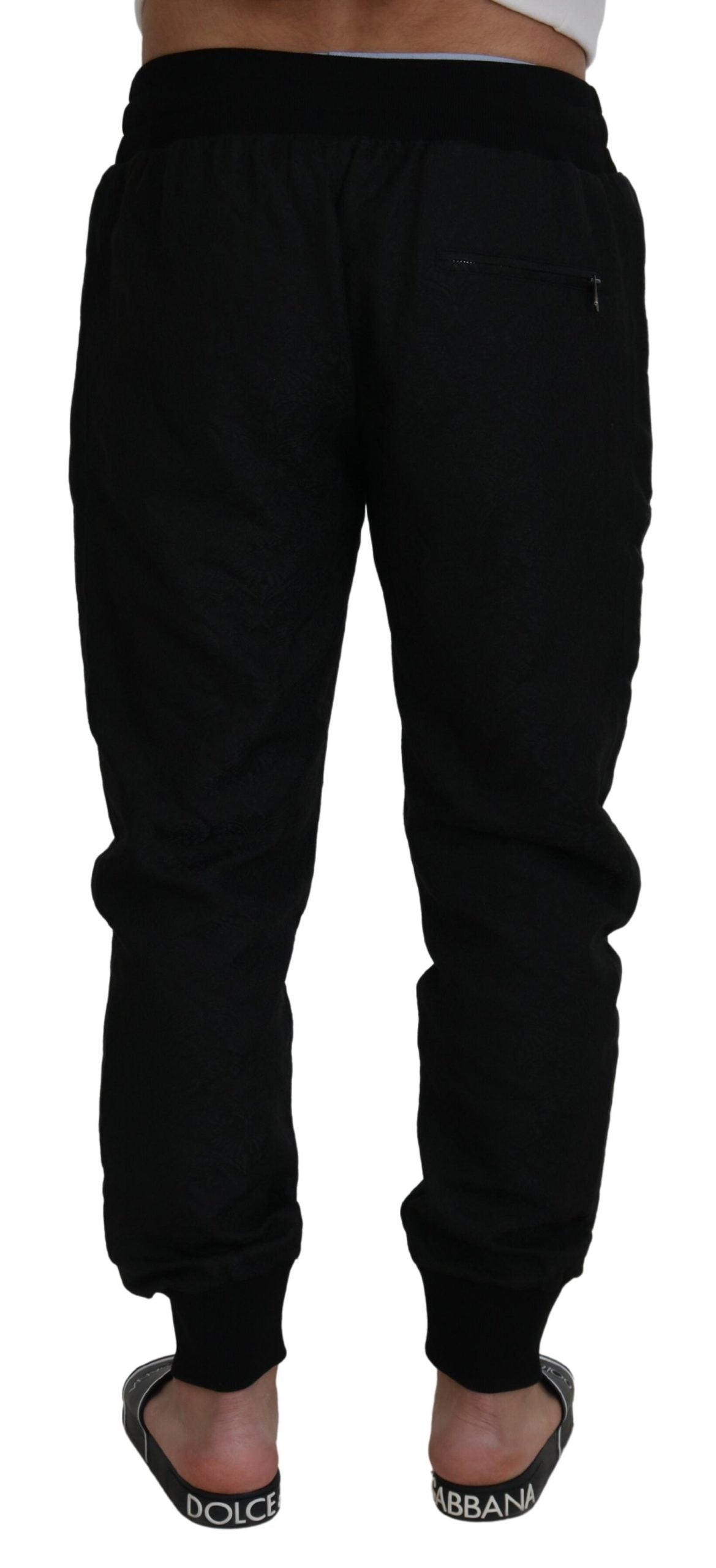 Elegant Black Jogger Pants for the Modern Man