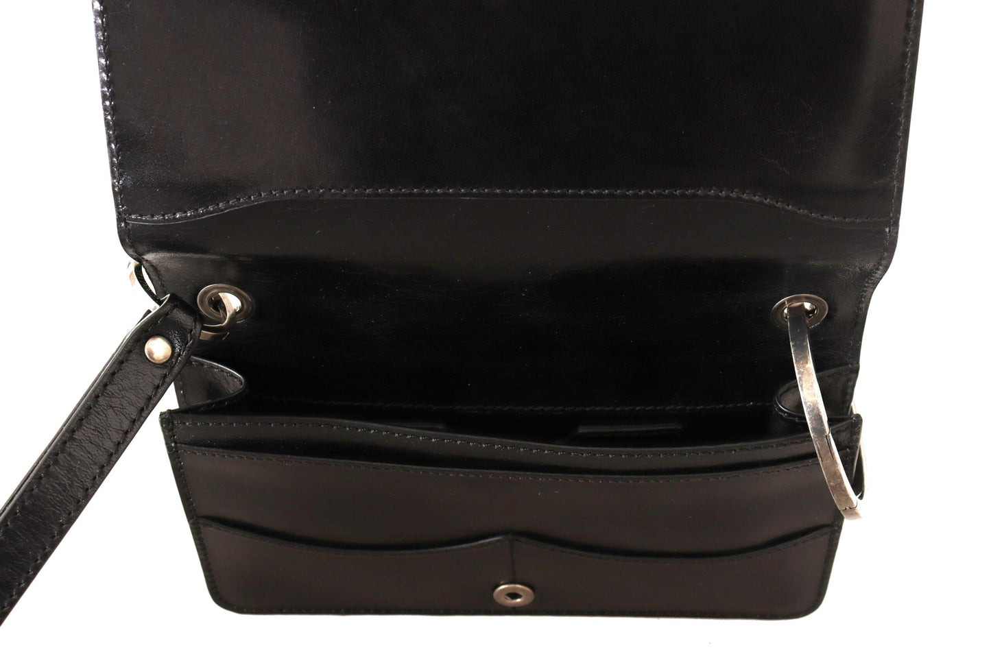 Elegant Mini Leather Wallet in Timeless Black