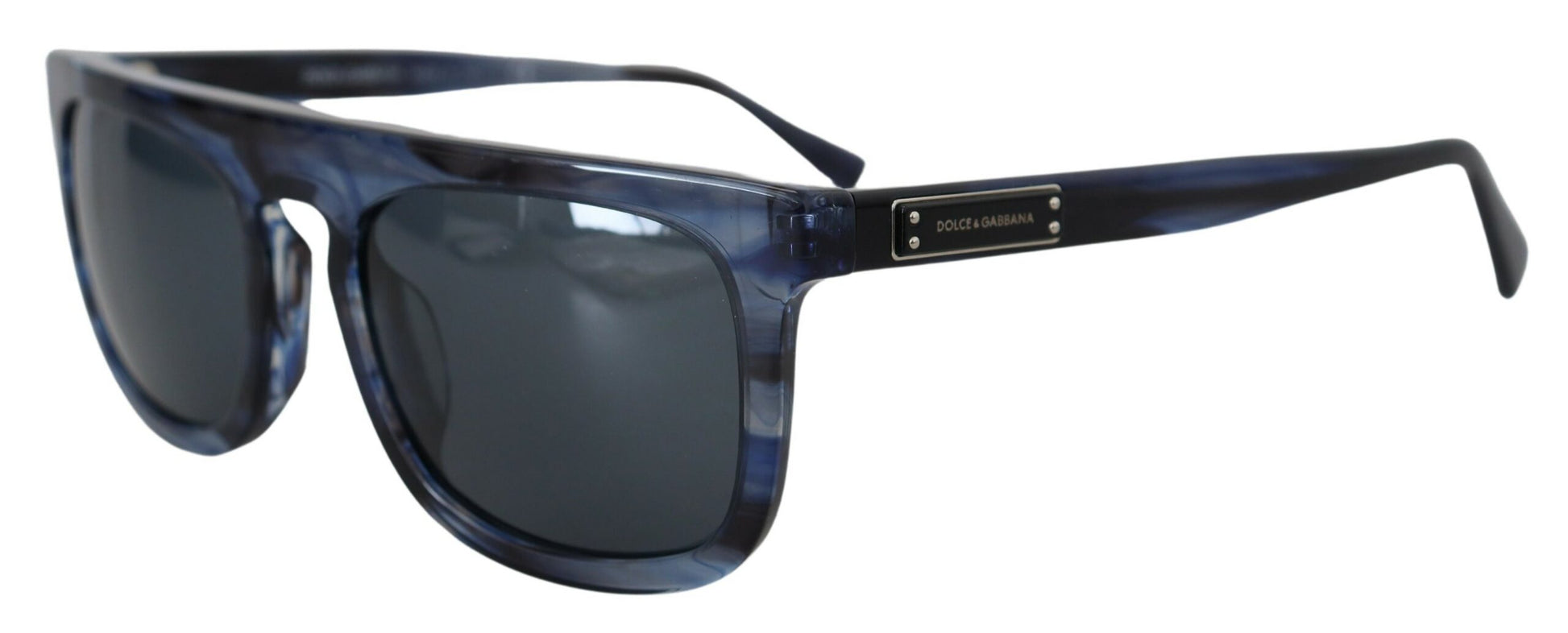 Elegant Blue Acetate Sunglasses