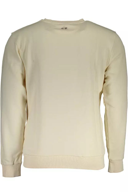 White Cotton Men Sweater