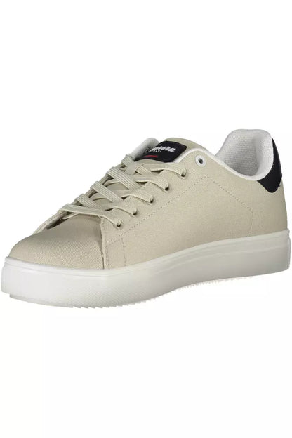 Beige Polyethylene Men Sneaker