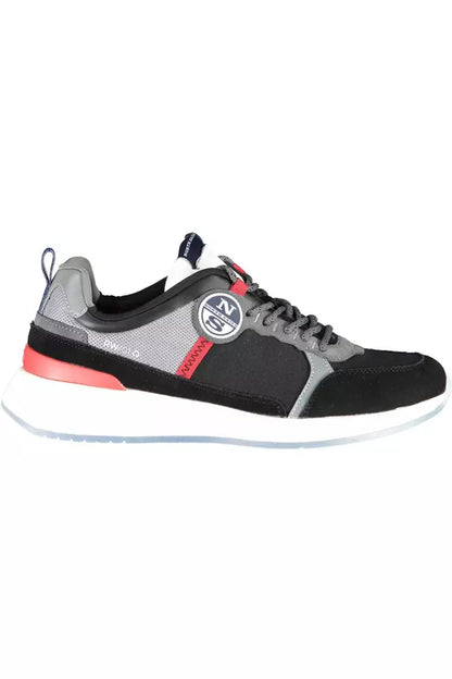 Black Synthetic Men Sneaker